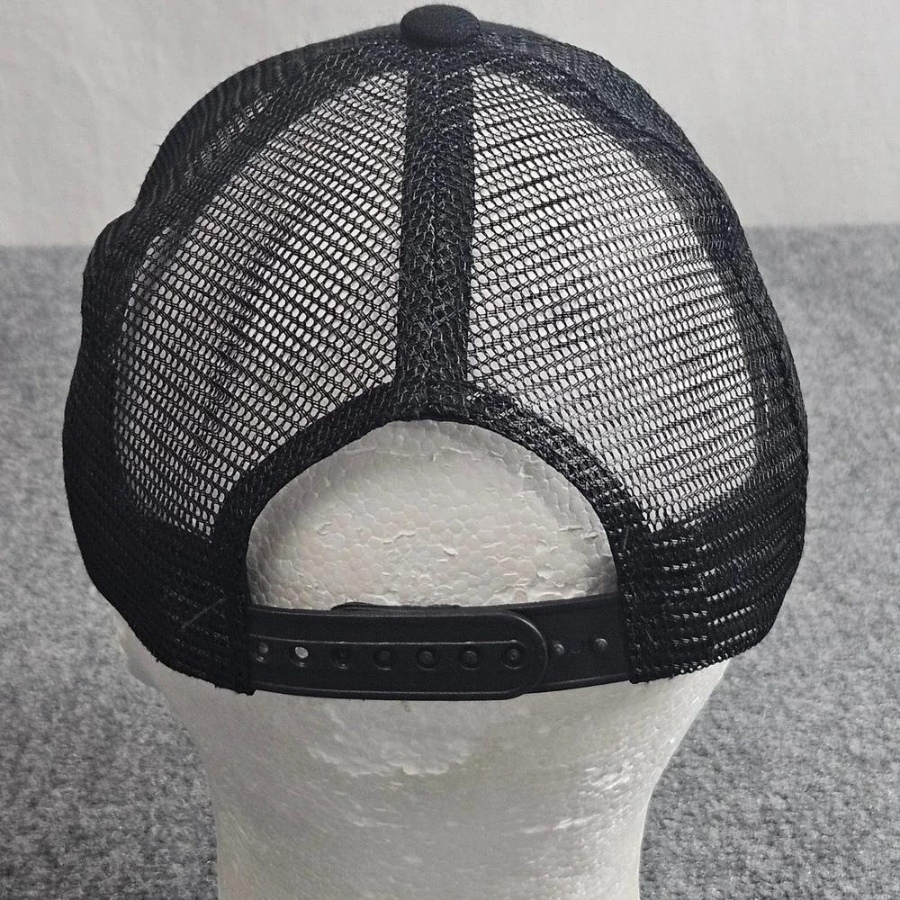 Thin Blue Line American Flag Trucker Hat Black‎ Snapback Cap Patriotic Workwear
